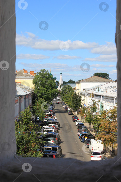 Скачать Вид на город из кремля Ярославля фотосток Ozero