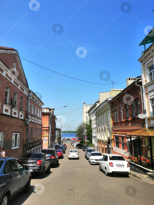 Скачать Улица в Нижнем Новгороде фотосток Ozero