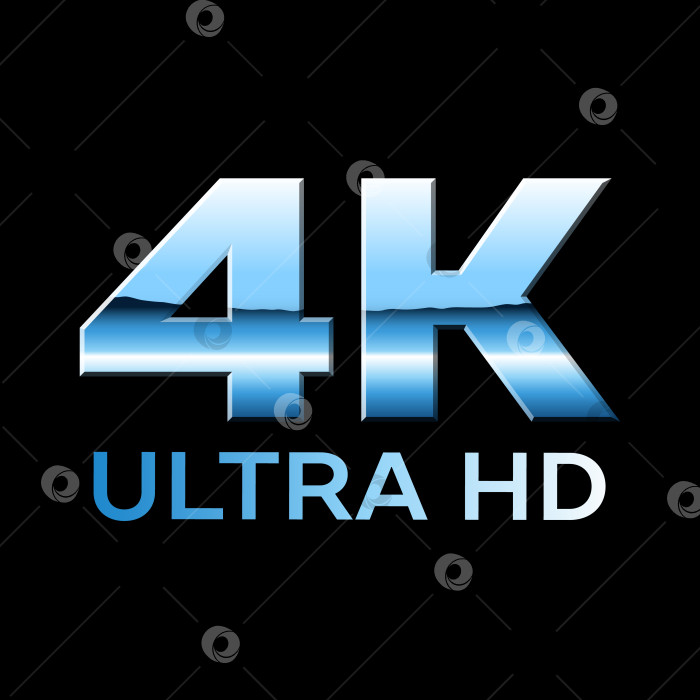 Скачать логотип в формате 4k Ultra HD с блестящими хромированными буквами фотосток Ozero