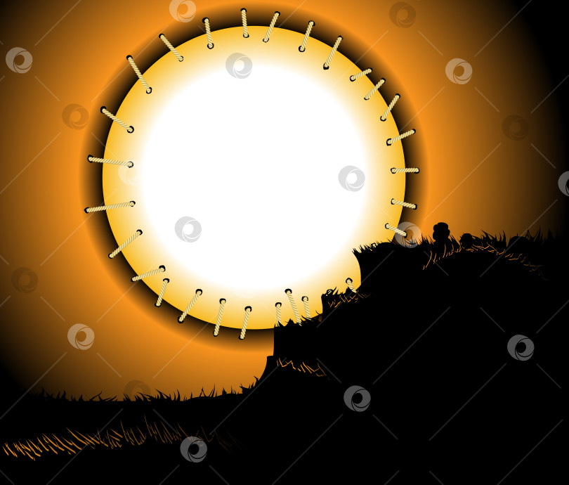 Скачать Сшитая лунная карта фотосток Ozero