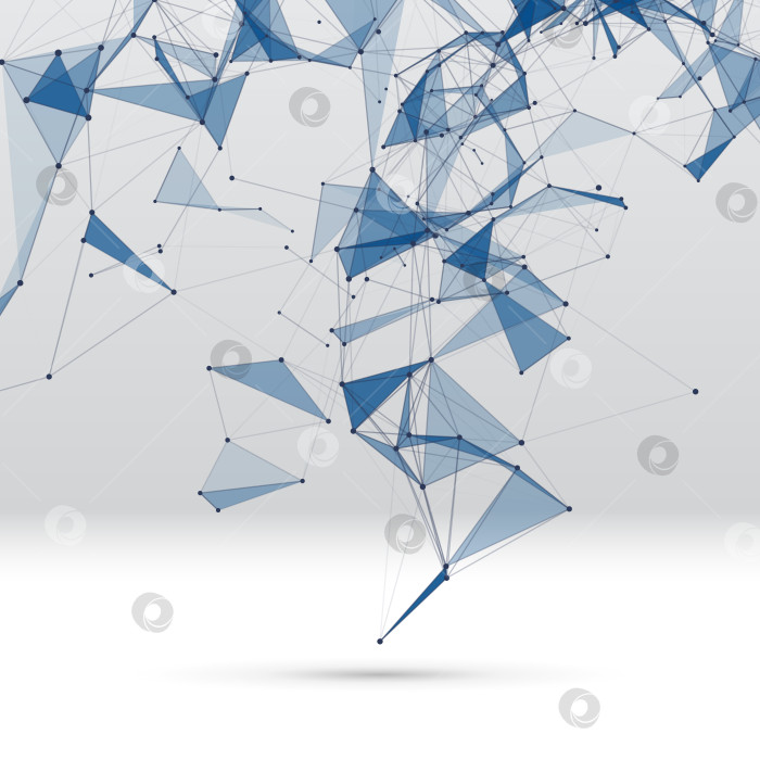 Скачать Абстрактный фон с пунктирной сеткой фотосток Ozero