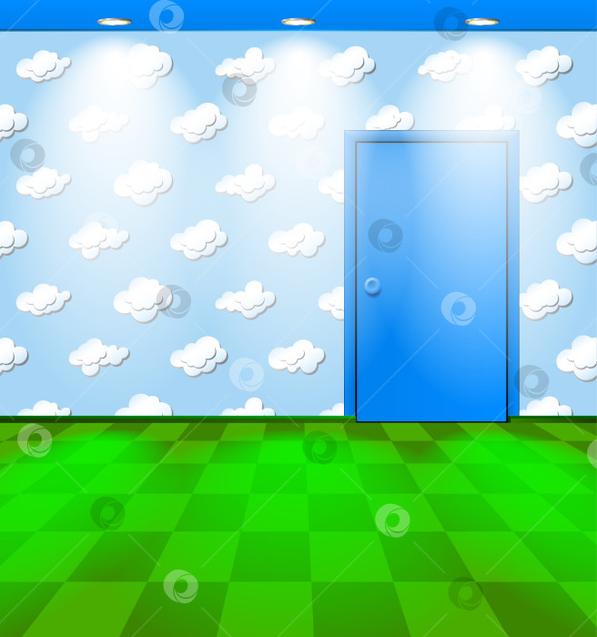 Скачать Номер в эко-стиле с дверью фотосток Ozero