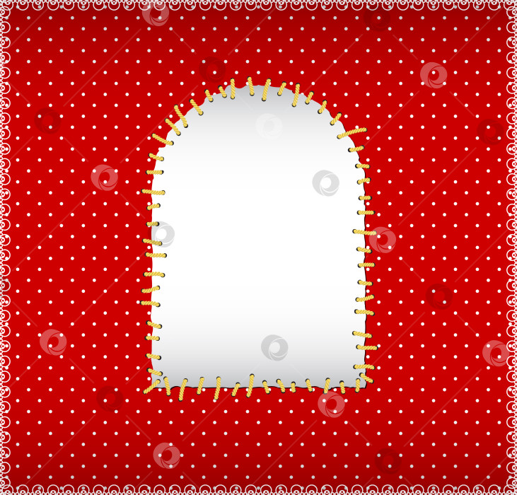 Скачать Прошитая дугообразная нашивка фотосток Ozero