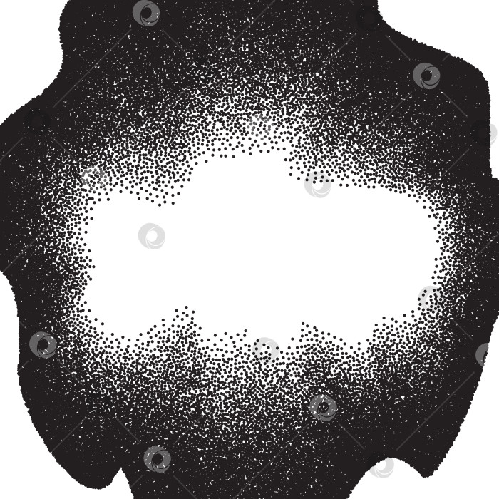 Скачать Абстрактный фон с волной разбросанных точек фотосток Ozero