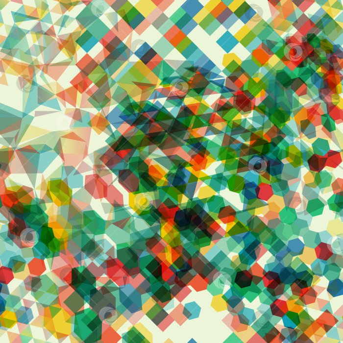 Скачать Абстрактный фон с беспорядочными многоугольными формами фотосток Ozero