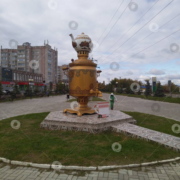 Скачать Памятник самовару. фотосток Ozero