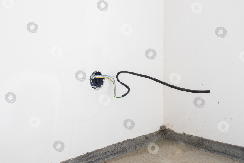 Скачать Электропроводка помещения без отделки фотосток Ozero