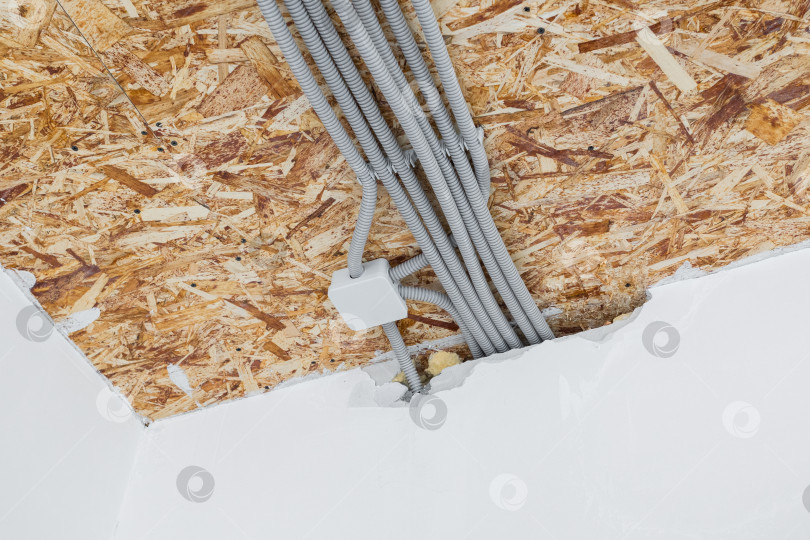 Скачать Электропроводка помещения без отделки фотосток Ozero