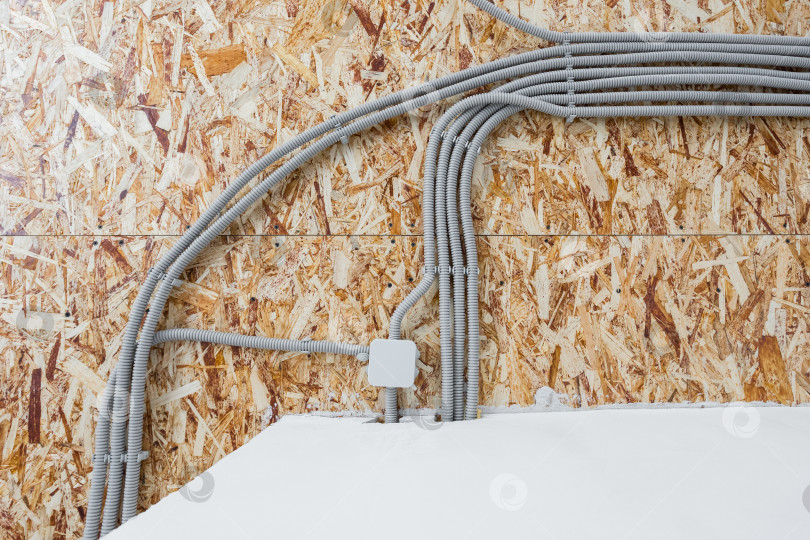 Скачать Электропроводка помещения без отделки фотосток Ozero