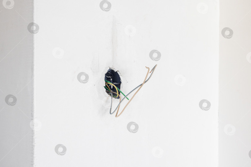 Скачать Электропроводка помещения без отделки фотосток Ozero