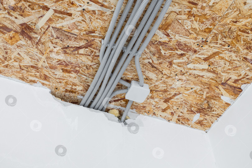 Скачать Электропроводка помещения без отделки фотосток Ozero