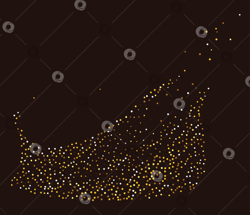 Скачать Поток золотистых блестящих частиц фотосток Ozero