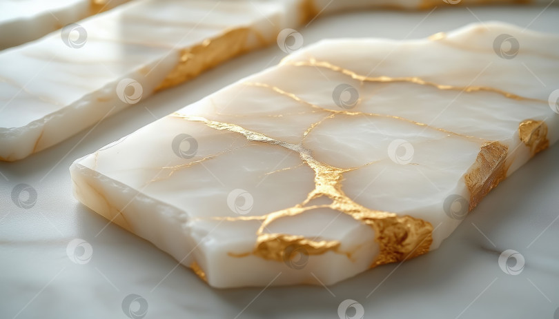 Скачать Роскошная деталь из мрамора с золотыми прожилками фотосток Ozero