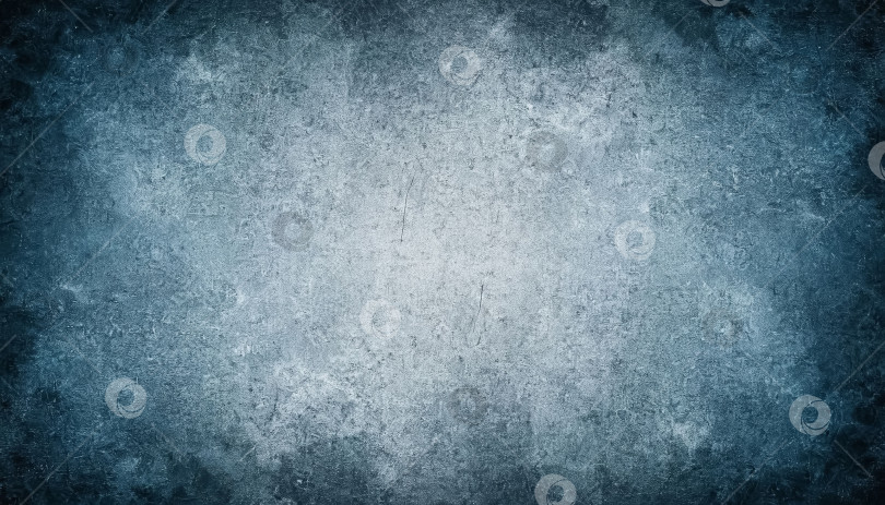 Скачать Сине серая зернистая шумовая текстура с эффектом состарившегося абстрактного баннера фотосток Ozero