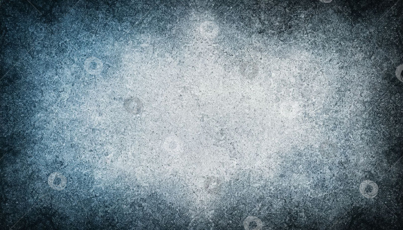 Скачать Сине серая зернистая шумовая текстура с эффектом состарившегося абстрактного баннера фотосток Ozero