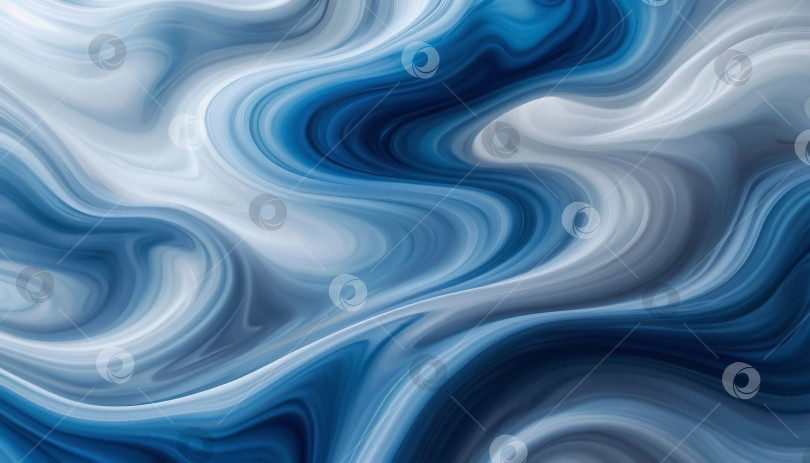 Скачать Градиентный шумовой фон с жидкой сине-серой абстрактной текстурой фотосток Ozero