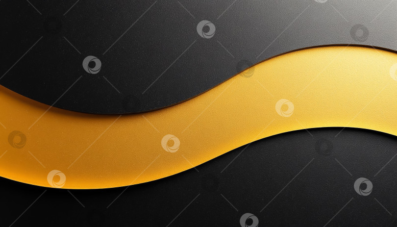 Скачать Баннер с зернистой шумовой текстурой выполнен в золотисто сером желточерном абстрактном стиле фотосток Ozero