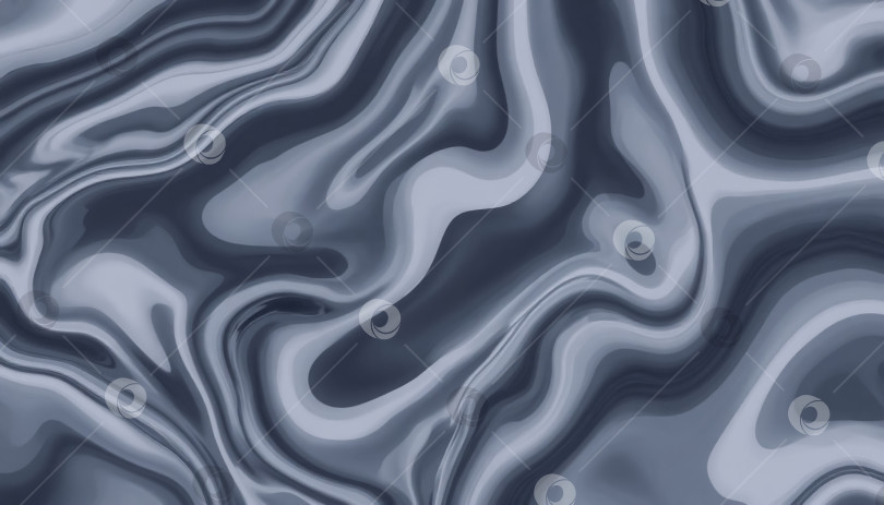 Скачать Абстрактный жидкий сине-серый шумовой градиентный фон для оформления обложки фотосток Ozero