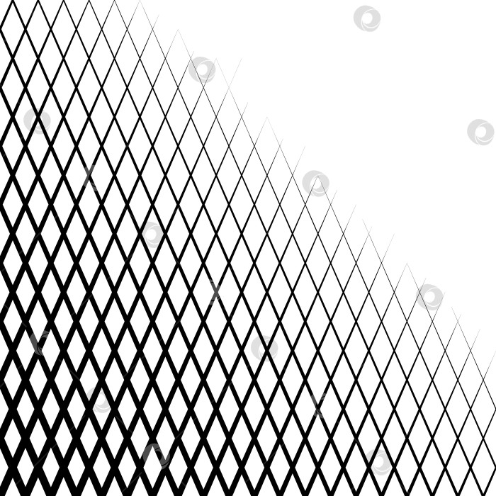 Скачать Фон с градиентом из сетки ромбовидных ячеек фотосток Ozero