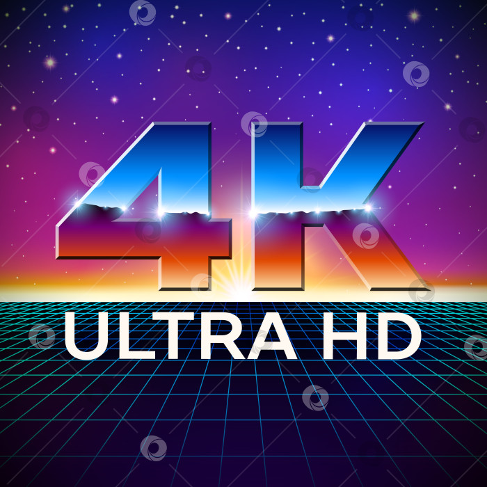 Скачать логотип в формате 4k Ultra HD с блестящими хромированными буквами фотосток Ozero