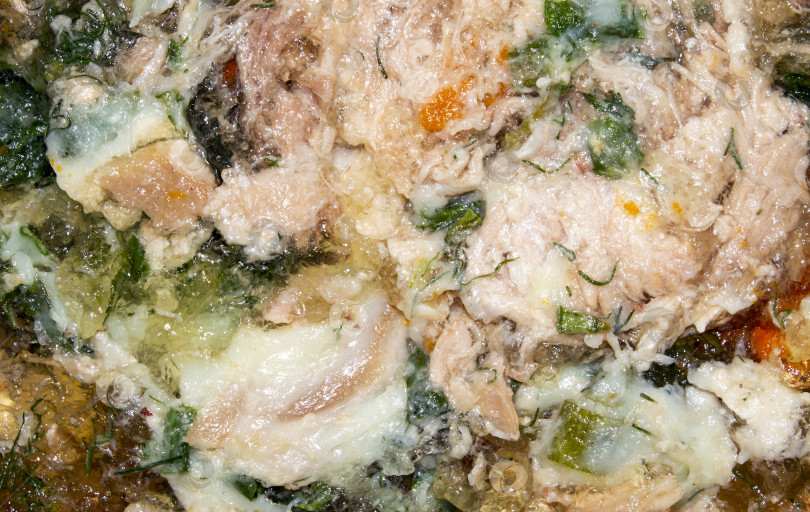 Скачать Русское домашнее мясное желе.Сытное холодное желе.Мясное заливное.Мясная основа в желе.Мясная закуска в виде желе. фотосток Ozero