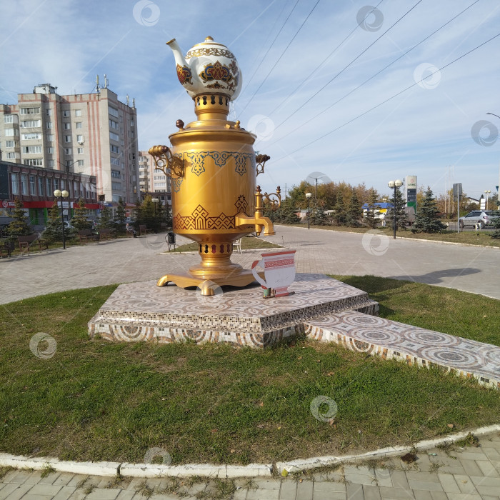 Скачать Памятник самовару. фотосток Ozero