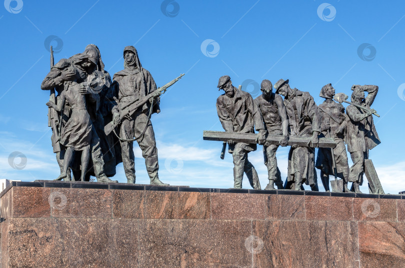 Скачать Памятник героическим защитникам Ленинграда, фотосток Ozero