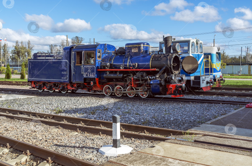 Скачать Паровоз Кп4-447 фотосток Ozero