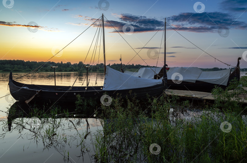 Скачать Ладья и драккар фотосток Ozero