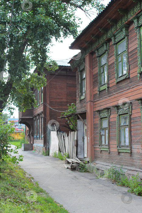 Скачать Старые дома в Нижнем Новгороде фотосток Ozero