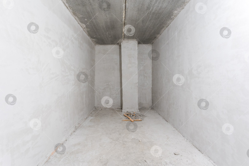 Скачать интерьер квартиры без отделки в серых тонах фотосток Ozero