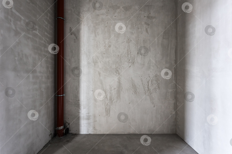 Скачать интерьер квартиры без отделки в серых тонах фотосток Ozero