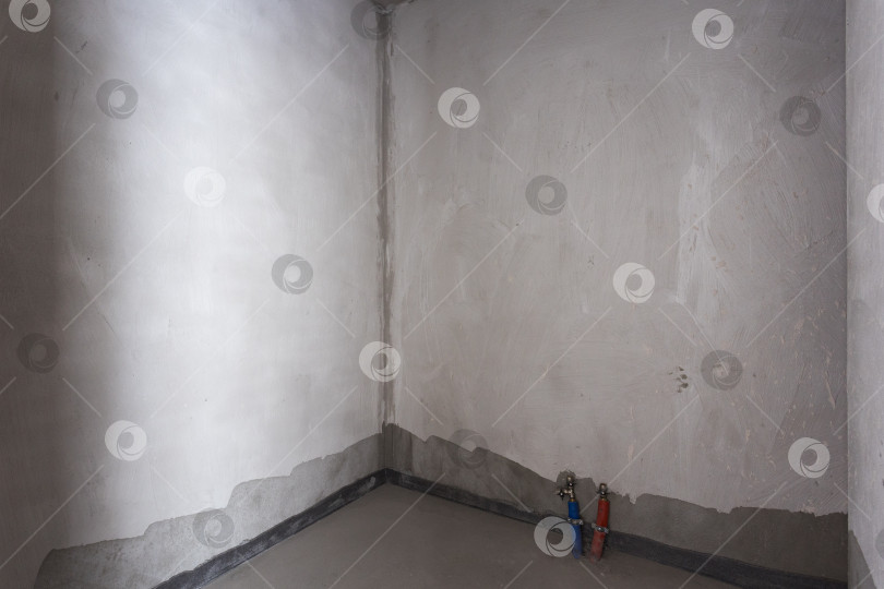 Скачать интерьер квартиры без отделки в серых тонах фотосток Ozero