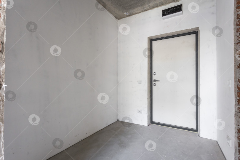 Скачать интерьер квартиры без отделки в серых тонах фотосток Ozero