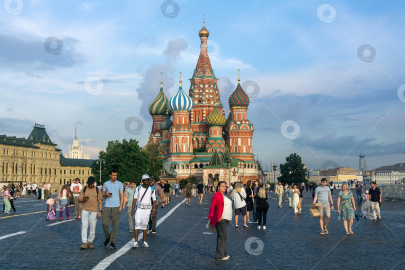 Скачать Собор Василия Блаженного на Красной площади в Москве фотосток Ozero