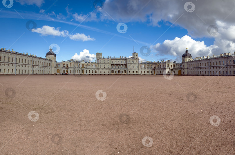 Скачать Панорама Гатчинского дворца фотосток Ozero