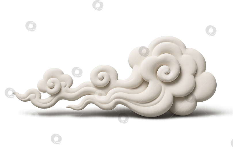 Скачать Облачная иллюстрация фестиваля середины осени, изолированная png фотосток Ozero