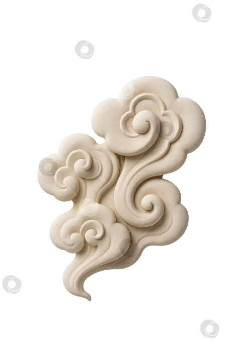 Скачать Облачный мотив фестиваля середины осени, выделенный на прозрачном фоне фотосток Ozero