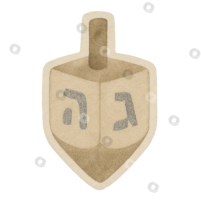 Скачать Ханукальный дрейдель на прозрачном фоне фотосток Ozero