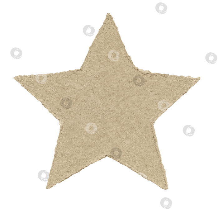 Скачать Звезда Ваби-саби на текстурированном фоне для рождественской и новогодней тематики. Изолированная на прозрачном фоне фотосток Ozero