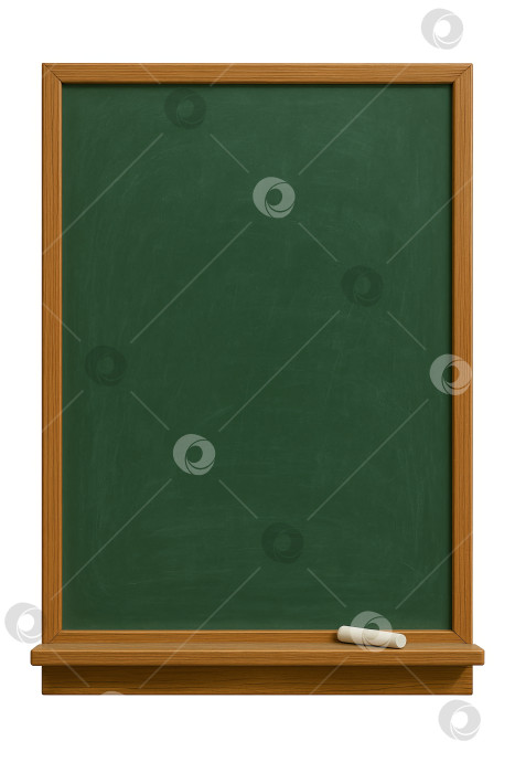Скачать Зеленая классная доска с деревянной рамкой и белым мелом, используемая для создания учебных концепций фотосток Ozero