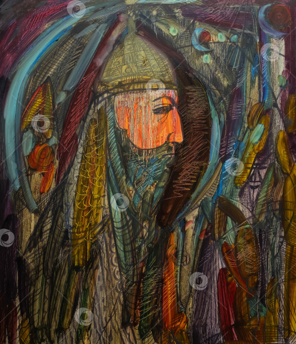 Скачать Картина маслом на холсте фотосток Ozero