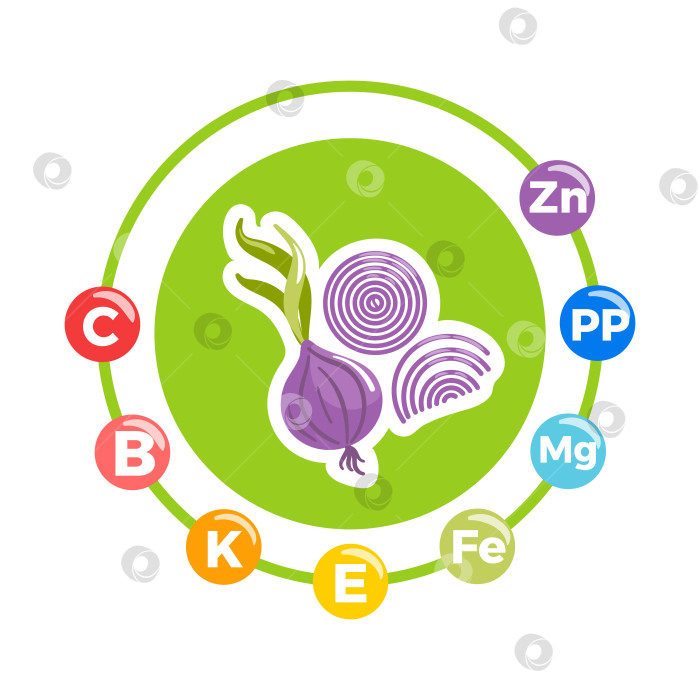 Скачать Изучение питательных свойств различных овощей и необходимых витаминов для здоровья фотосток Ozero