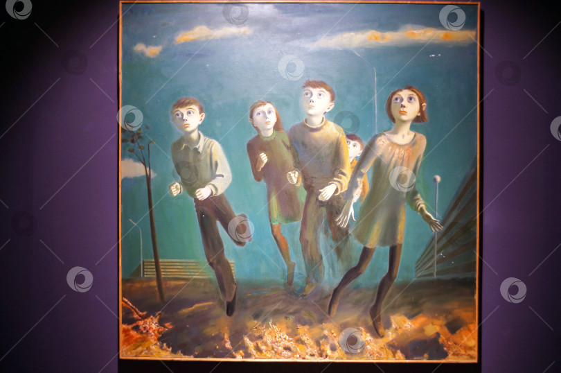 Скачать Казань, Татарстан, Россия – 07 октября 2025: Анютин В.В. Поиски майских жуков. 1989 фотосток Ozero