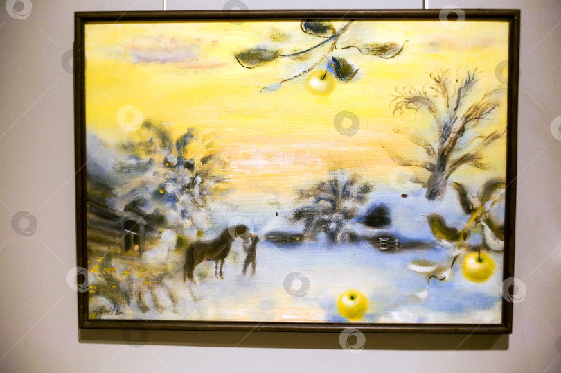 Скачать Казань, Татарстан, Россия – 07 октября 2025: Анютин В.В. Пришла зима. 2000 фотосток Ozero