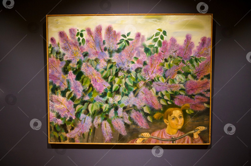 Скачать Казань, Татарстан, Россия – 07 октября 2025: Анютин В.В. Весна. 1995 фотосток Ozero