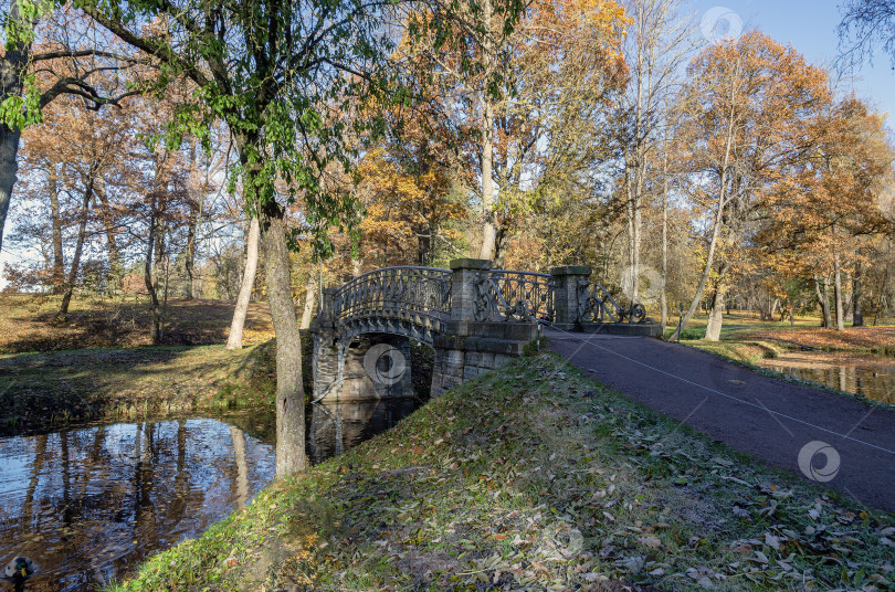 Скачать Мост с ажурными решетками фотосток Ozero