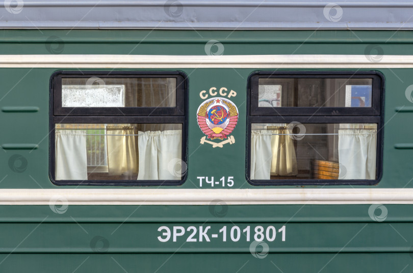 Скачать Фрагмент ретро-поезда фотосток Ozero