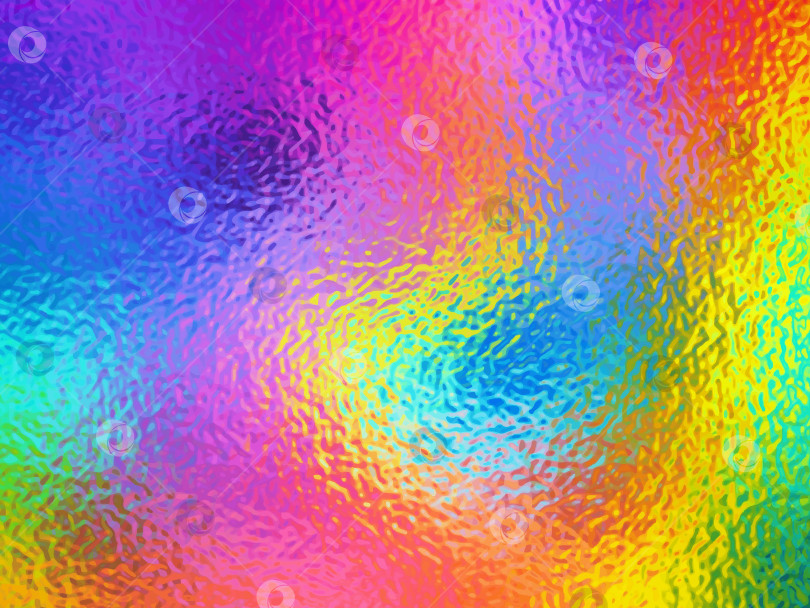 Скачать Переливающаяся абстрактная цветовая текстура. Разноцветный металлический узор из фольги. Поверхность матового стекла цвета радуги для печати. Векторный фон фотосток Ozero