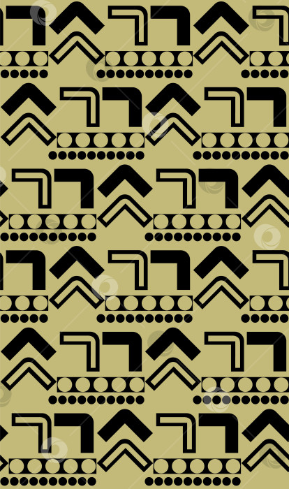 Скачать Круги и углы в конструктивистском стиле с бесшовным рисунком. фотосток Ozero